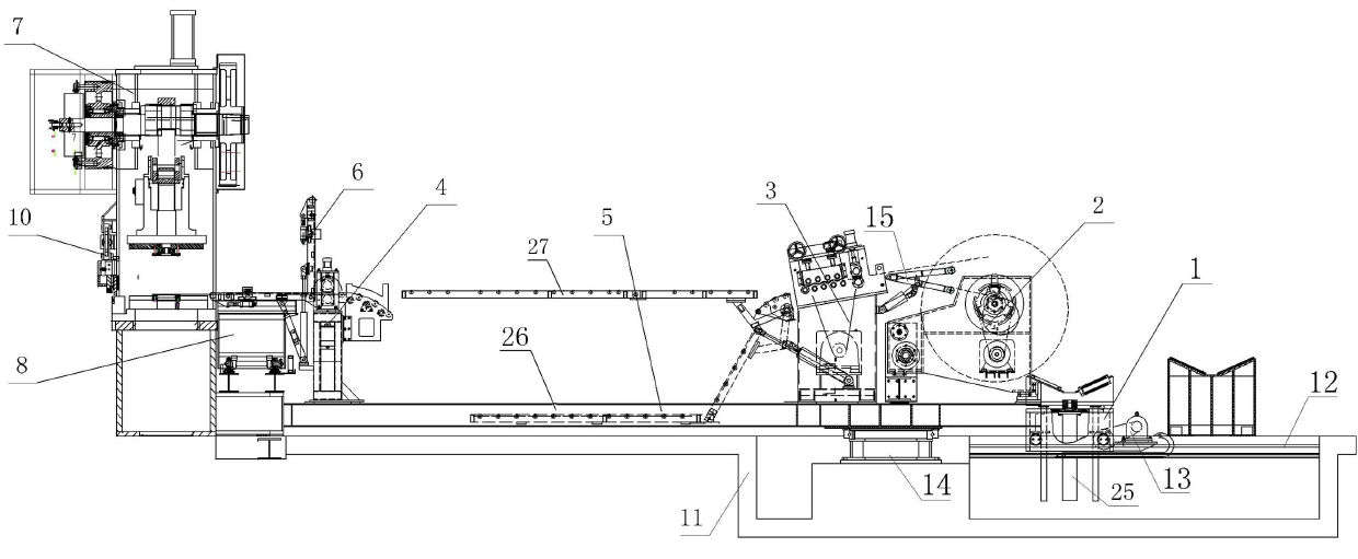 Wafer blanking production equipment and processing method