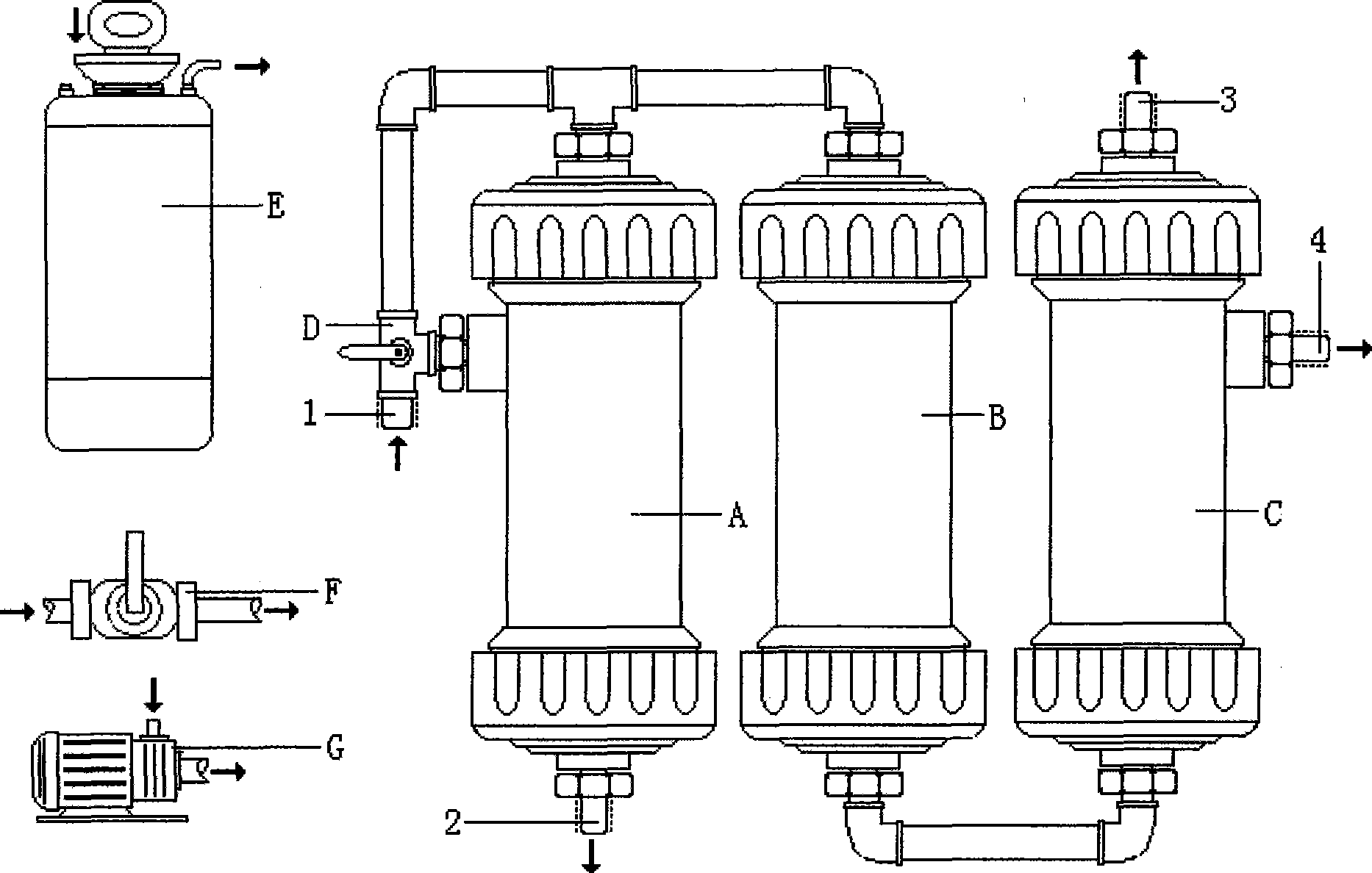 Multipurpose purifying water filtration apparatus