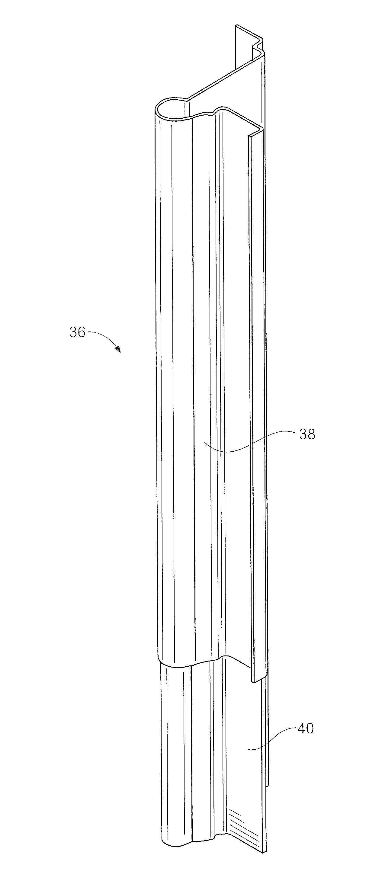 Z-bar extension member and assembly