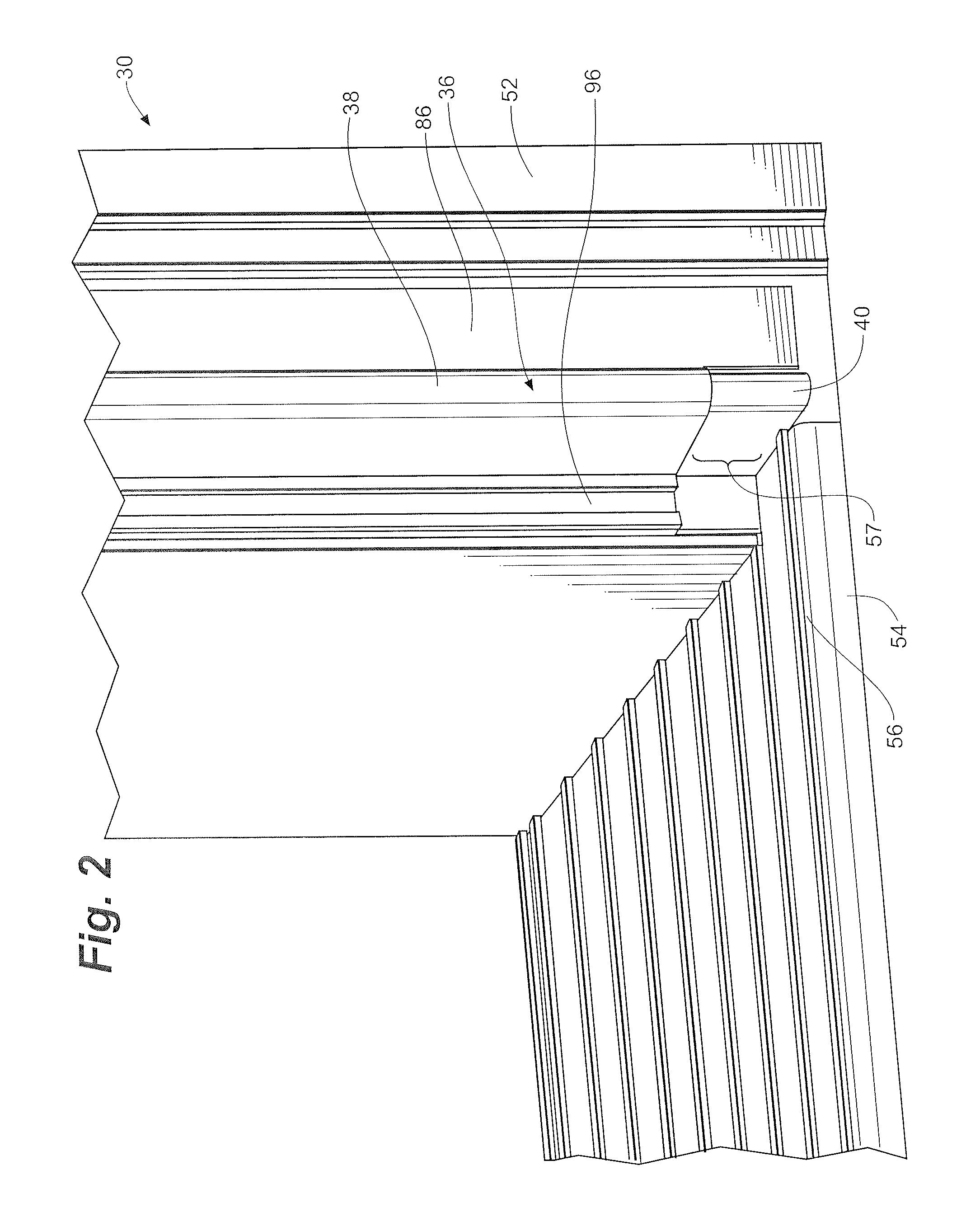 Z-bar extension member and assembly