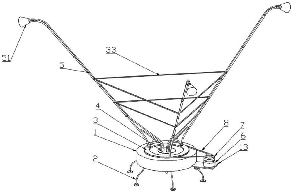 Watering and dust-settling equipment for constructional engineering