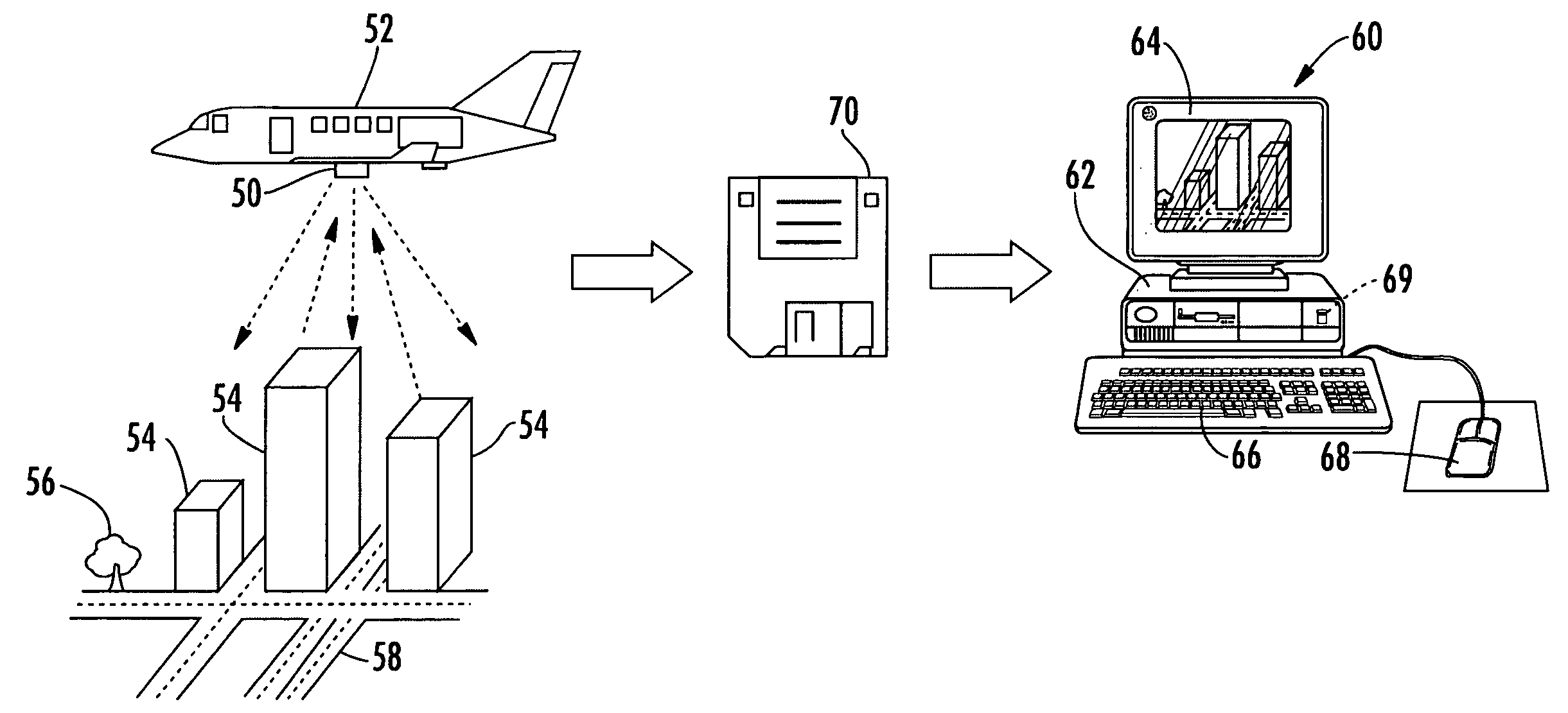 Method and apparatus for processing SAR images based on an anisotropic diffusion filtering algorithm