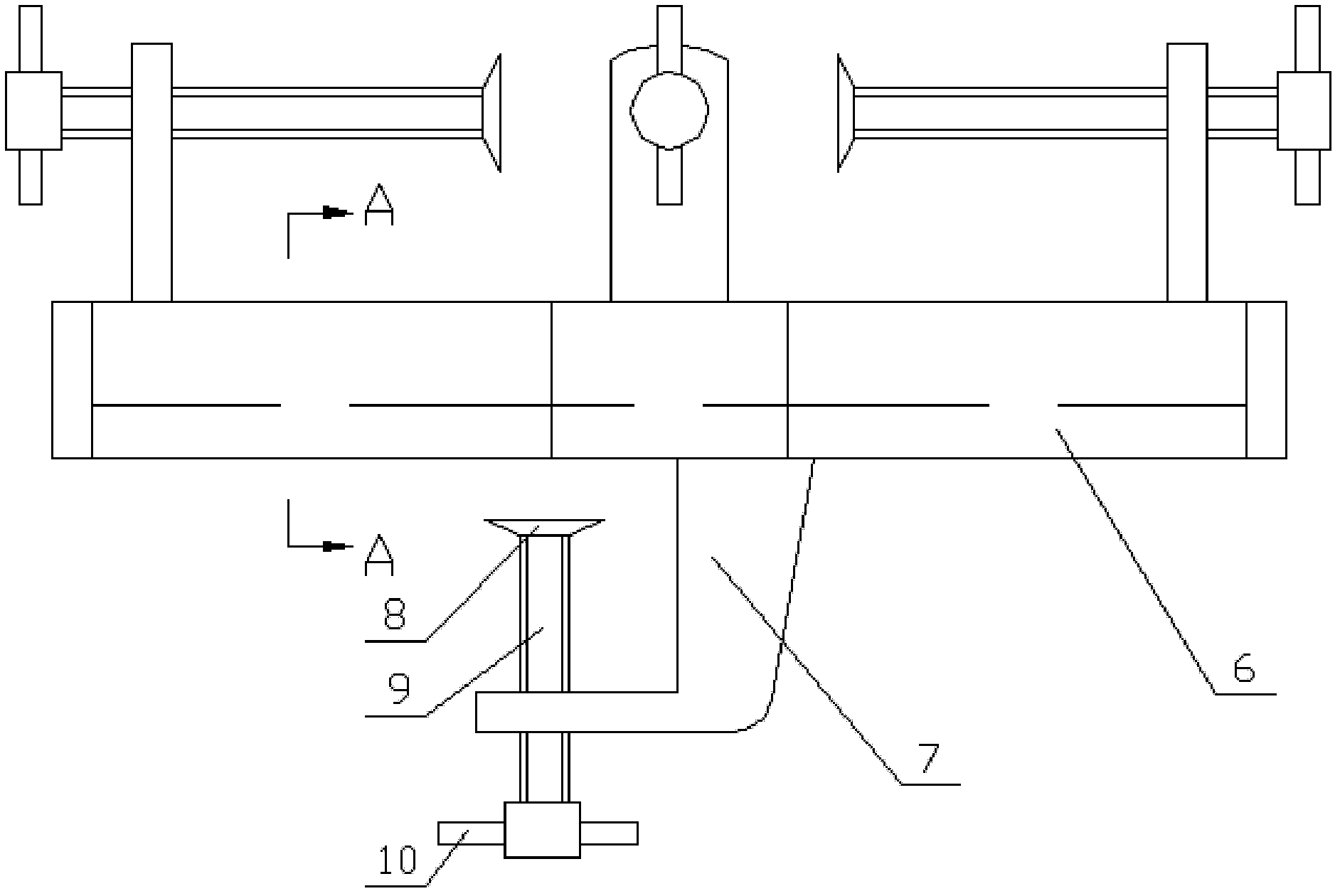 Rapid moving four-direction fixture