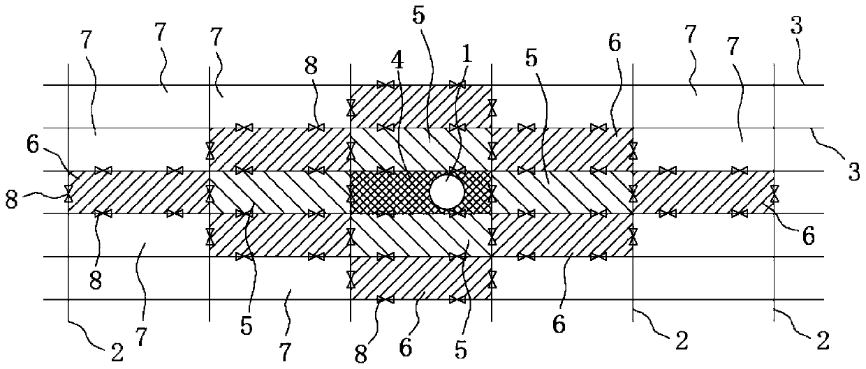 Arrangement method of ballast tank drain holes