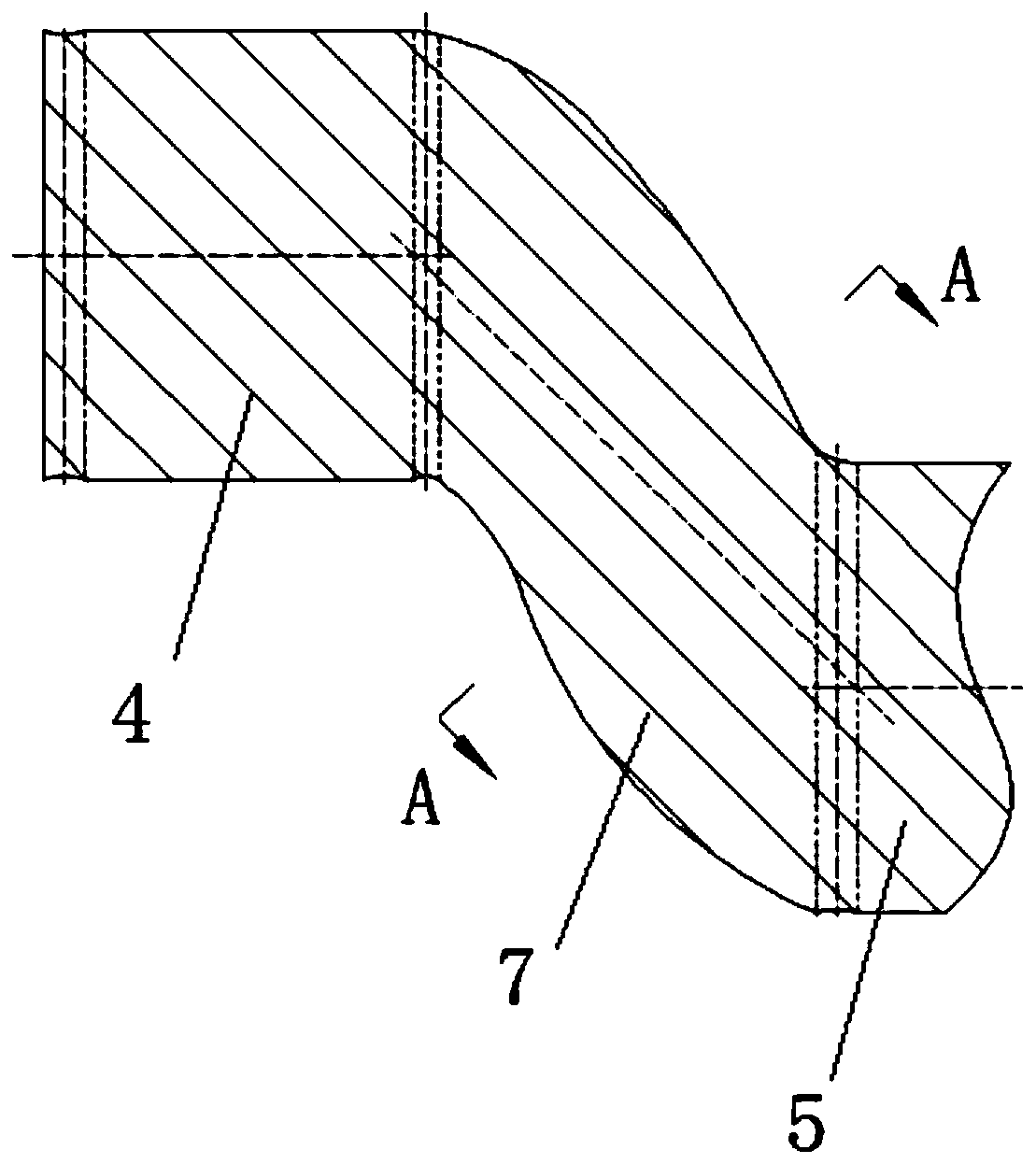 Simulated installation method for three-cylinder crankshaft bearing of diaphragm pump