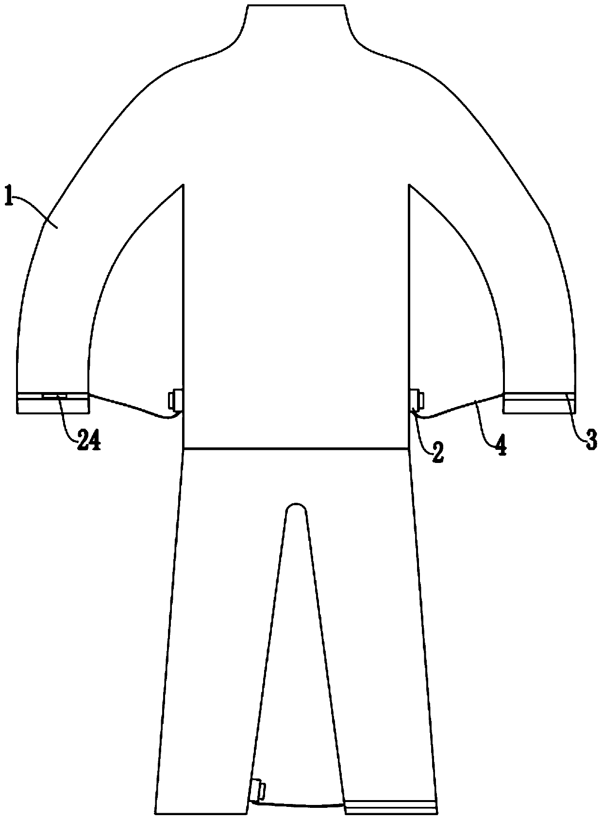 Security constraint clothing for mental patients