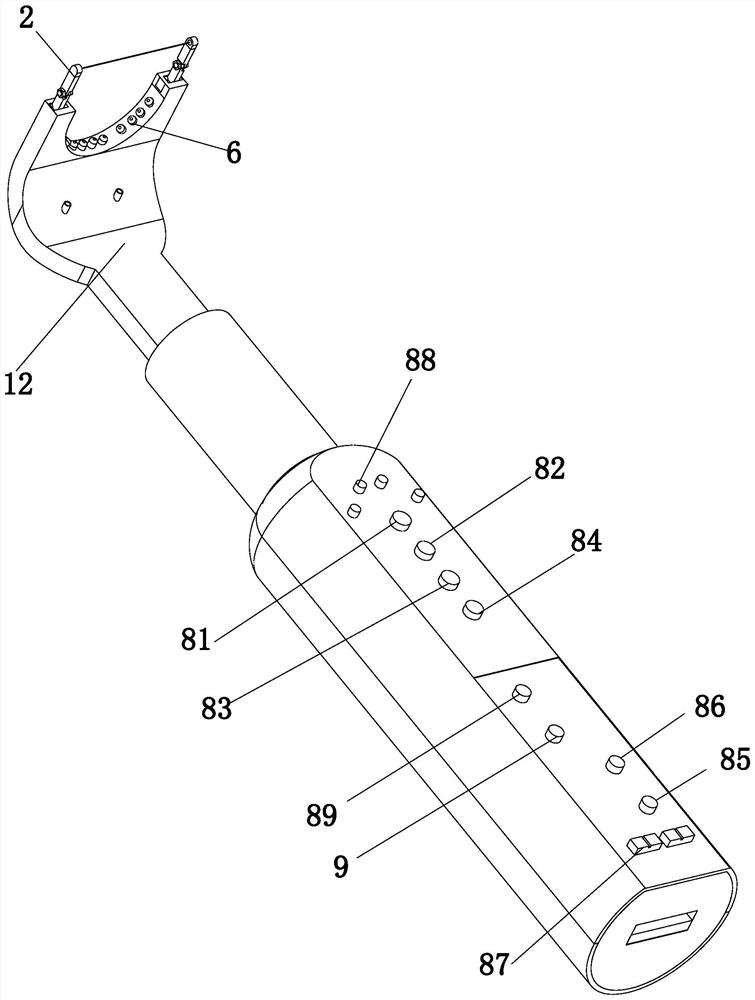 Auxiliary visualization device for oral hygiene maintenance