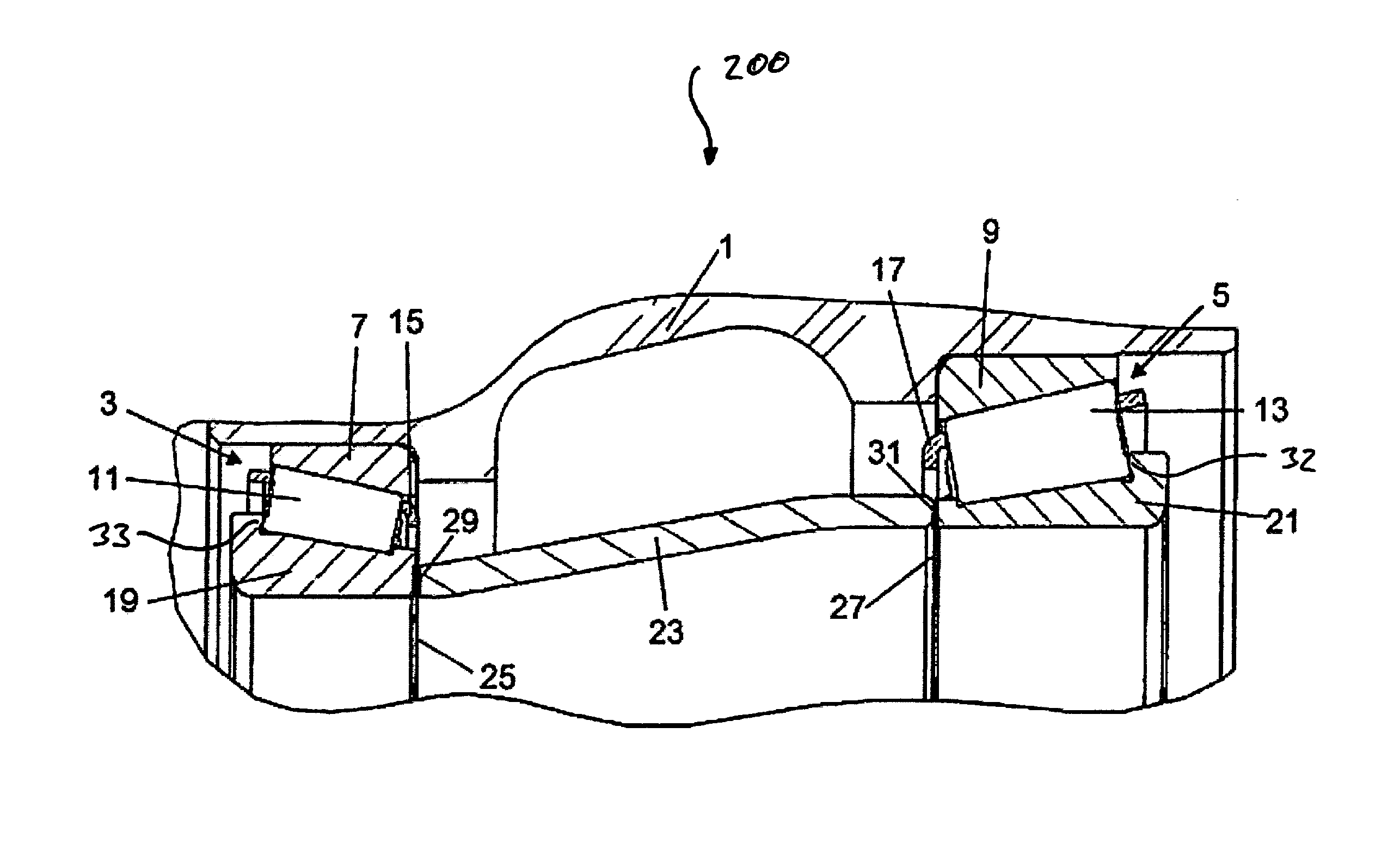 Method for manufacturing a rolling-element bearing assembly and a rolling-element bearing assembly formed thereby