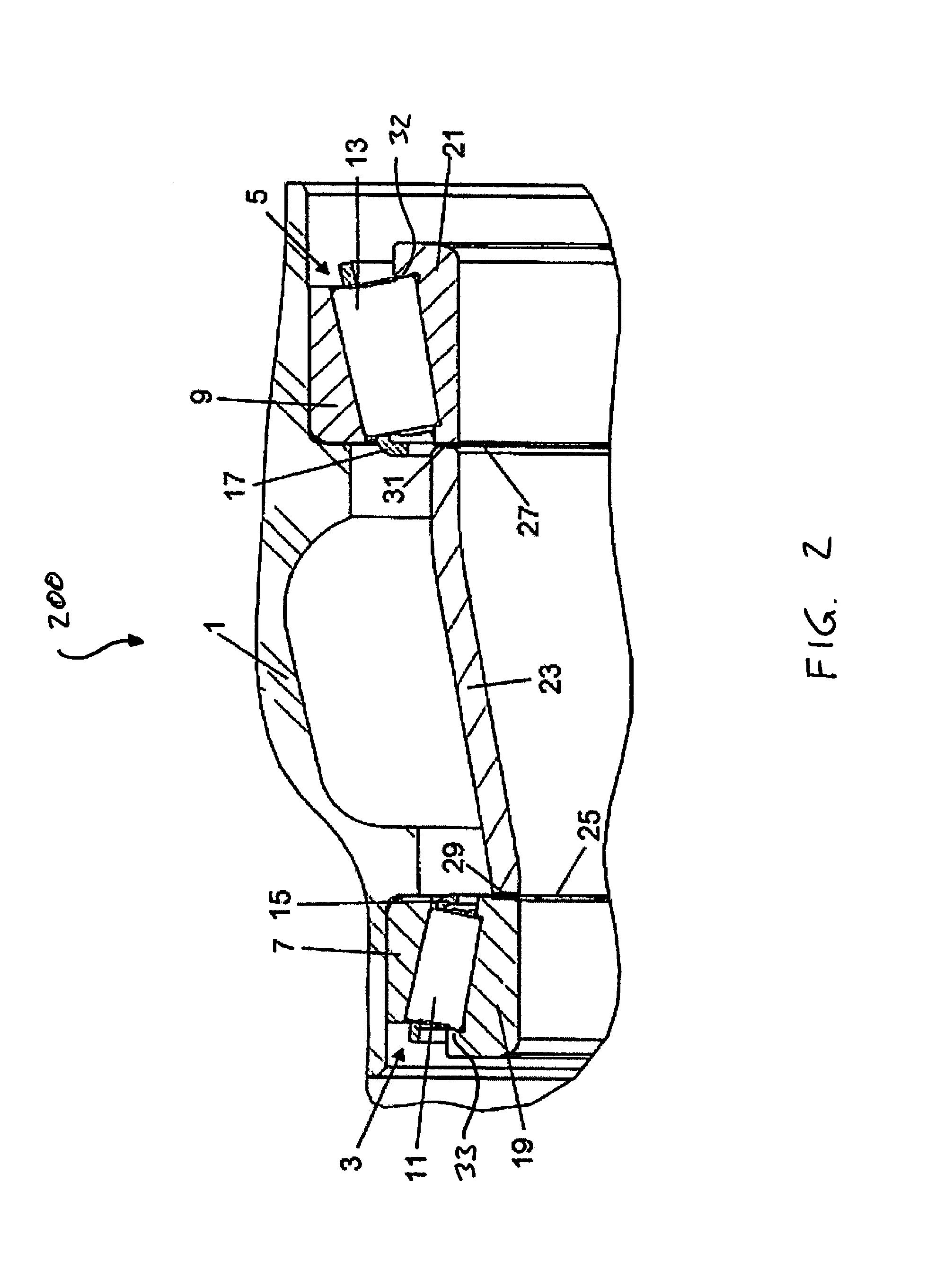 Method for manufacturing a rolling-element bearing assembly and a rolling-element bearing assembly formed thereby