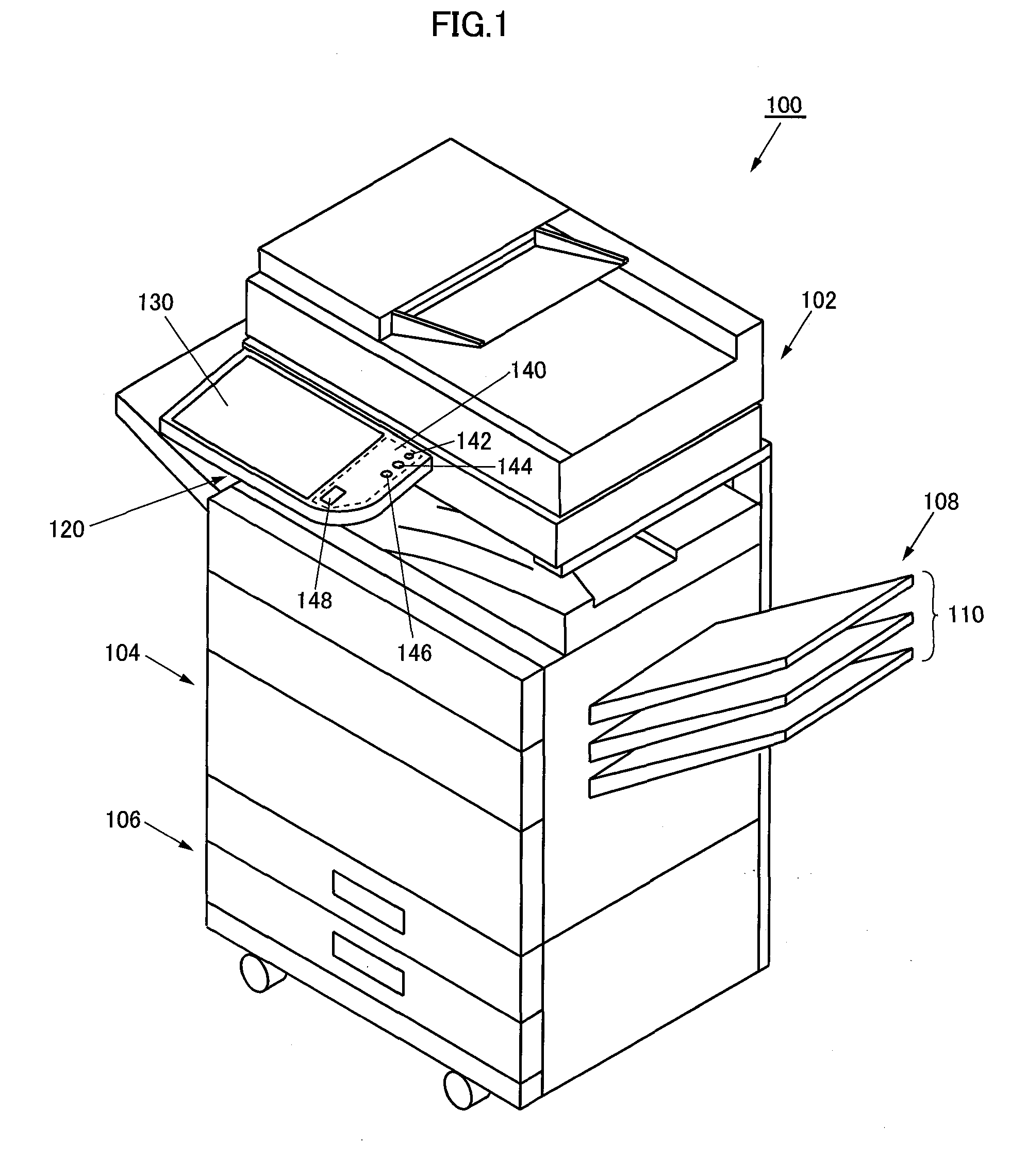 Operation console, electronic device and image processing apparatus provided with the operation console, and method of displaying information on the operation console