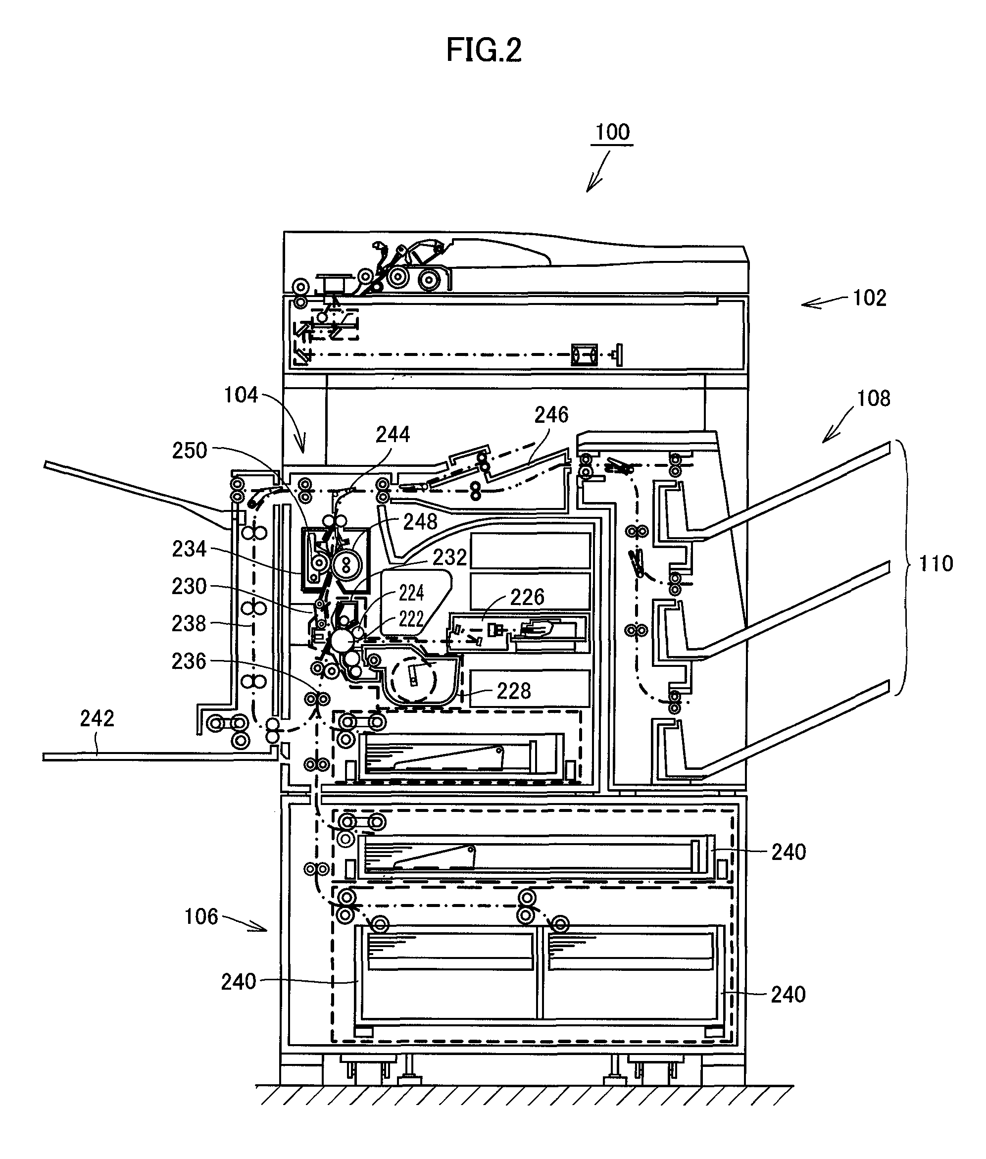 Operation console, electronic device and image processing apparatus provided with the operation console, and method of displaying information on the operation console