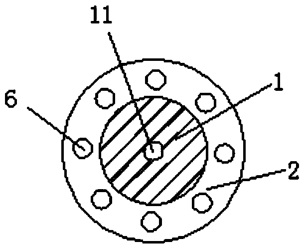 Device for quickly drilling in frozen earth and construction method thereof