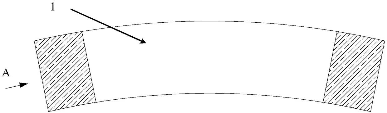 Segment capable of being dismantled in subway tunnel and construction method thereof