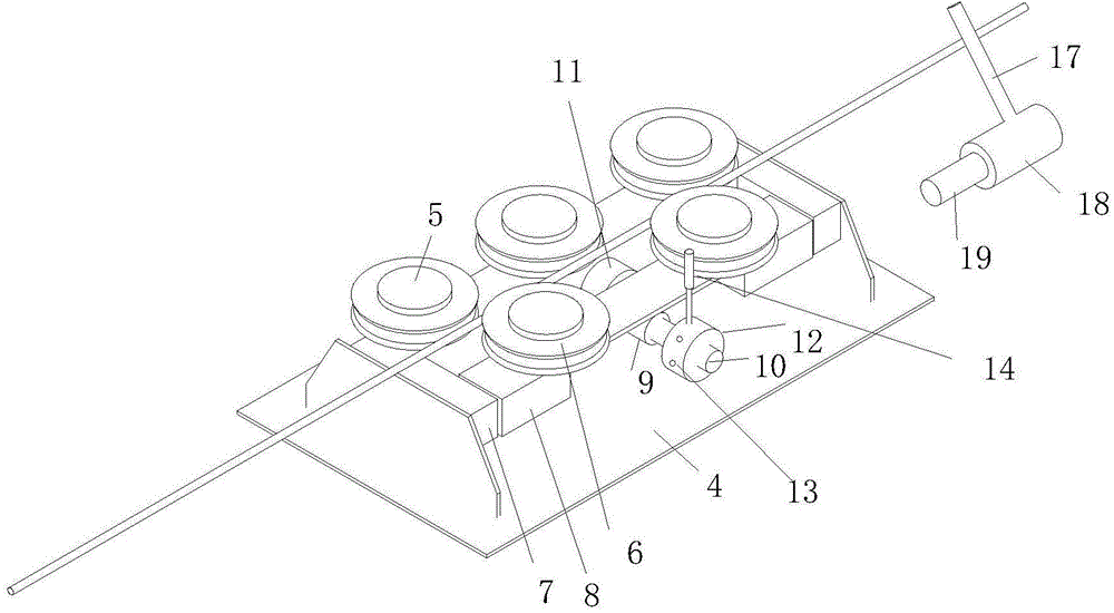 Feeding mechanism of automatic cold header for machining piston pins