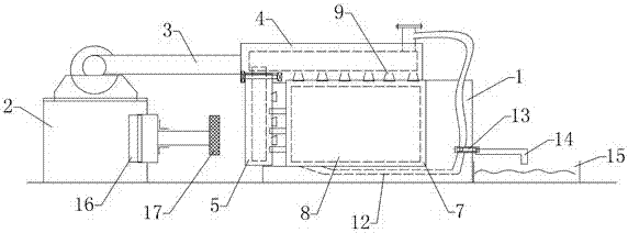 Degumming device for plastic film for packaging printing