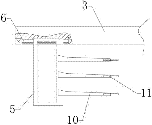 Degumming device for plastic film for packaging printing