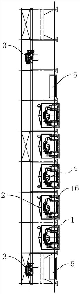 Method for treating various steel slags by tipping hot disintegration process