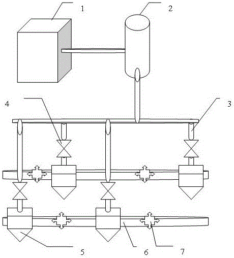 High-pressure jet water face operating device