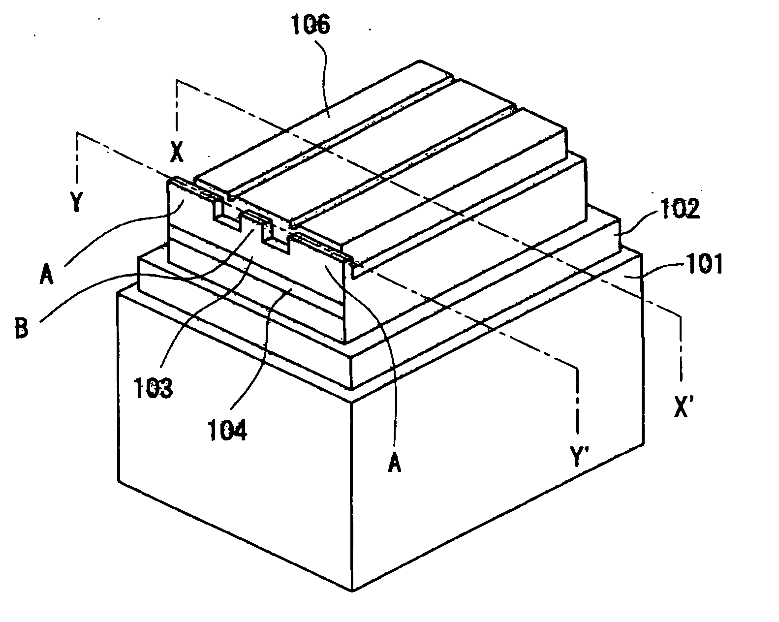 Semiconductor laser having protruding portion