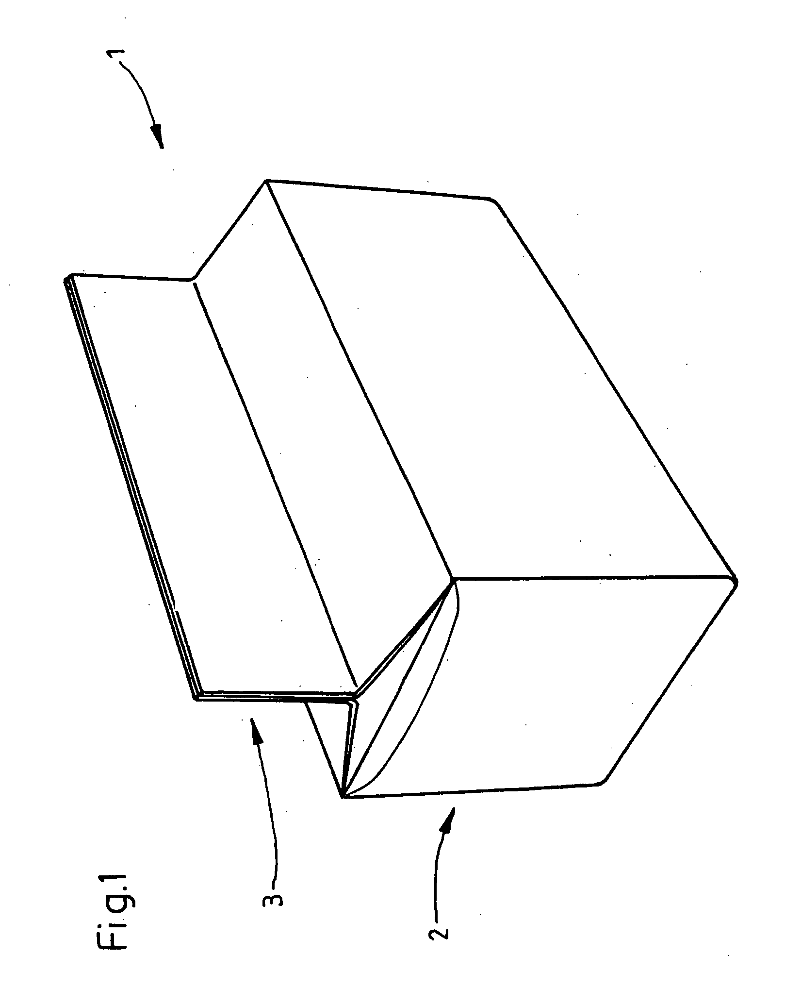 Folding pack for absorbent material for a cat lavatory