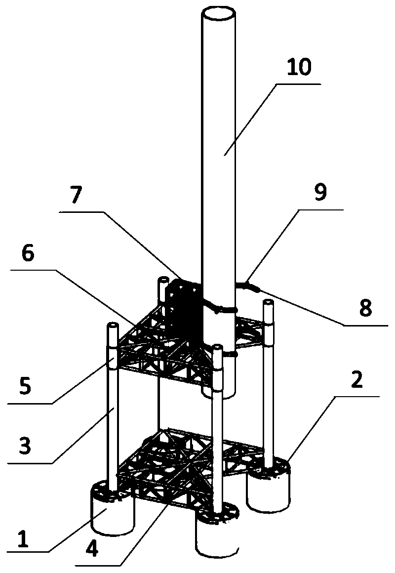 Construction method based on box-drum-type pile stabilizing platform