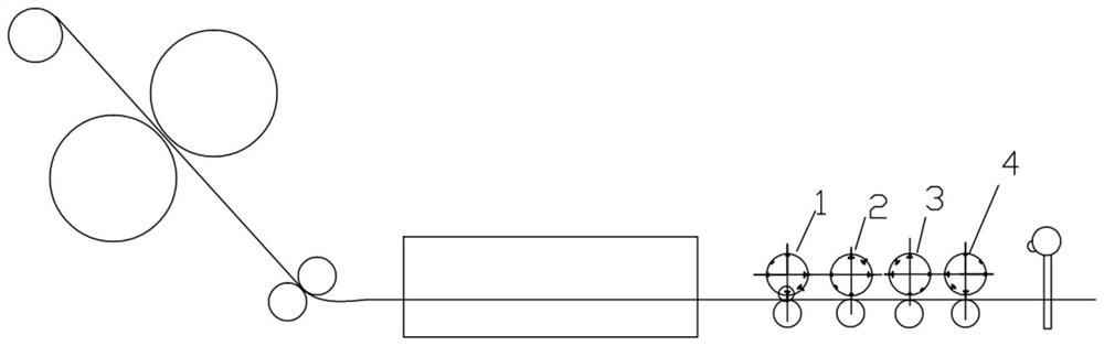 Production method of high-strength antibacterial corrugated paper based on online monitoring