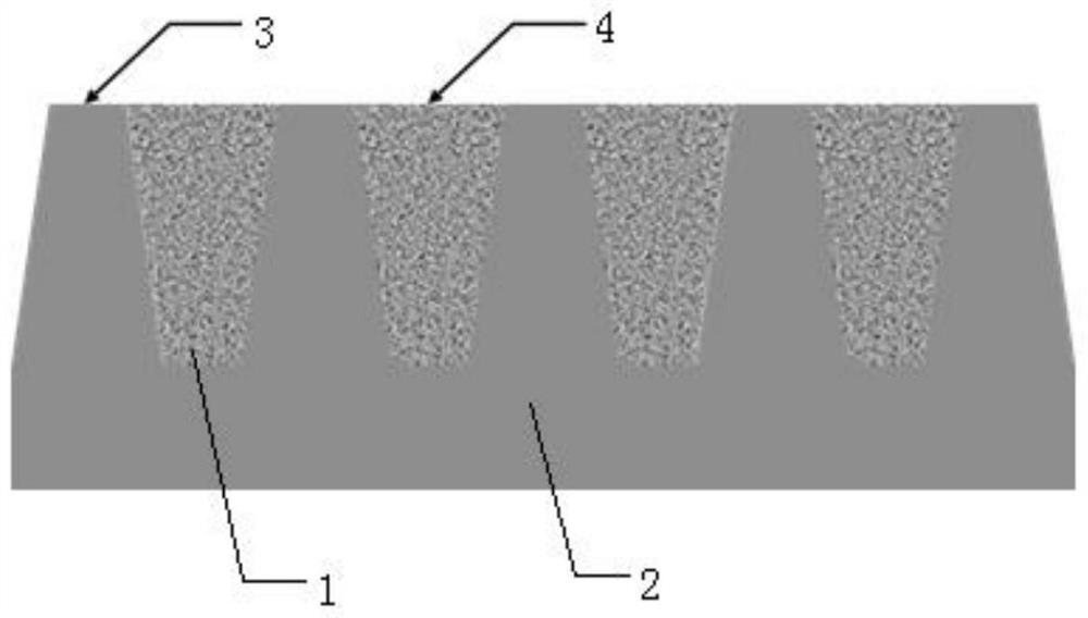 Copper fin-porous copper composite part, preparation method thereof and fin type copper composite radiator