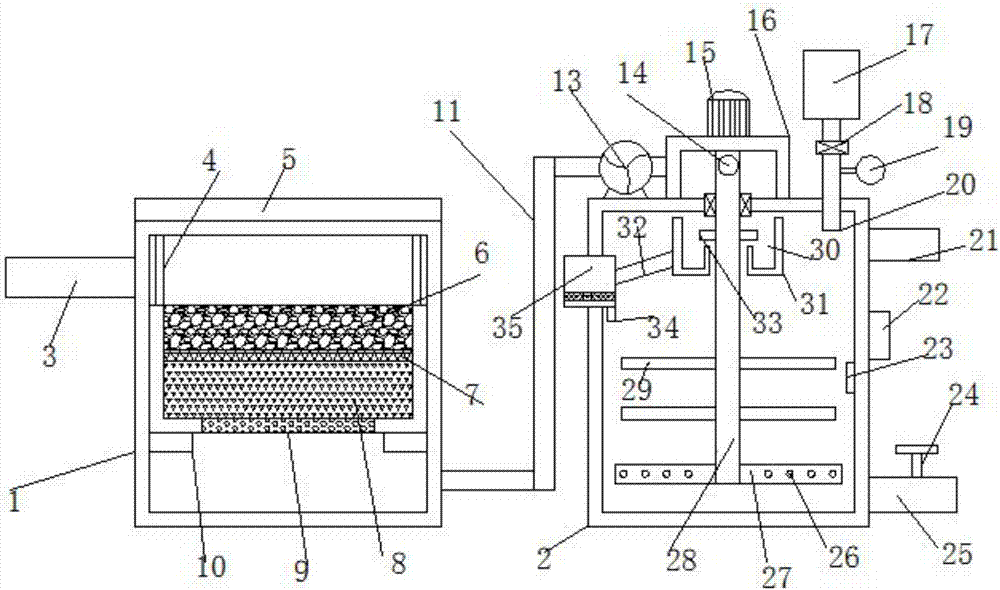 Ship waste gas desulfuration device and method