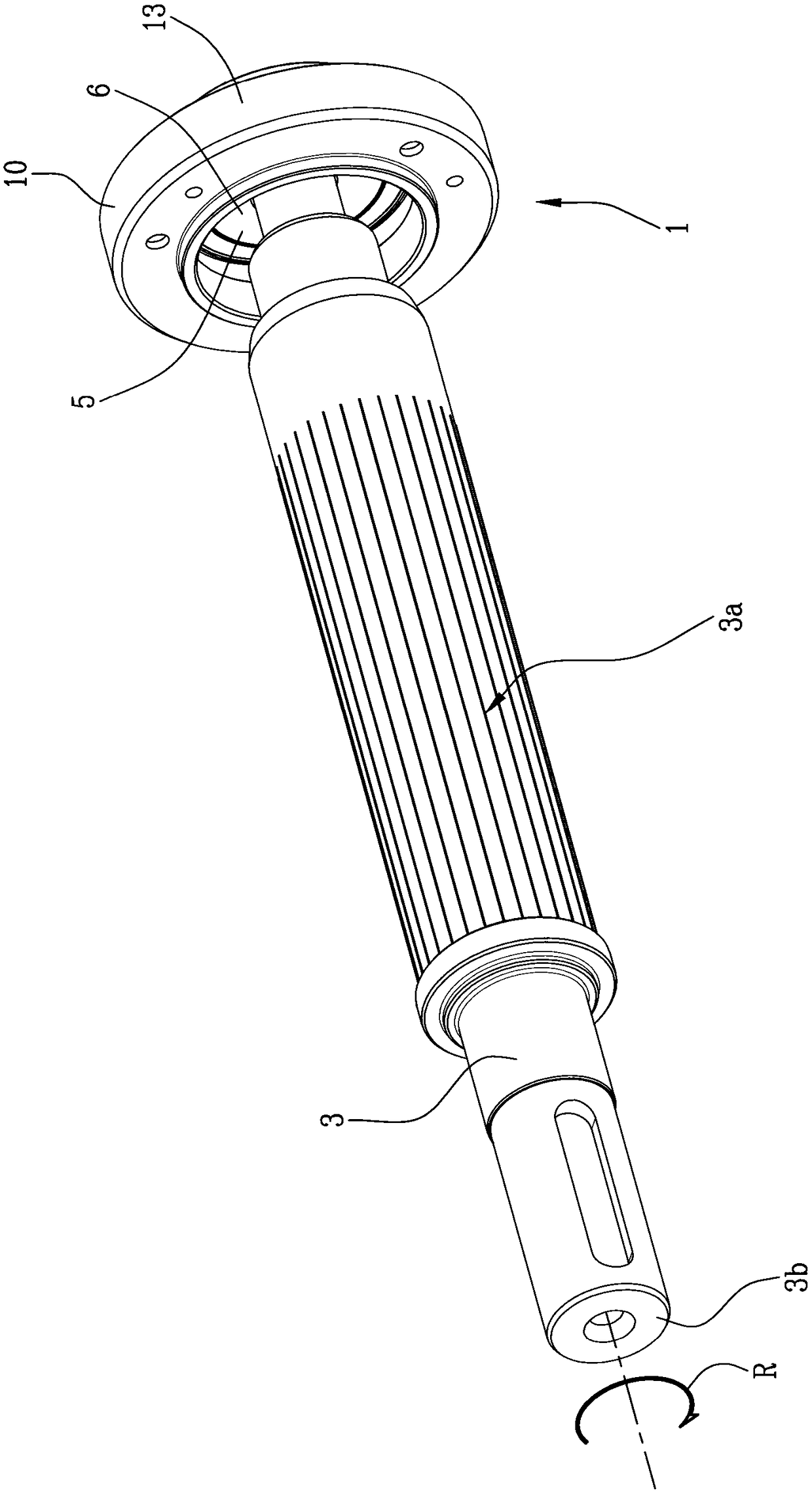 Magnetic sensor for rotating electric machines