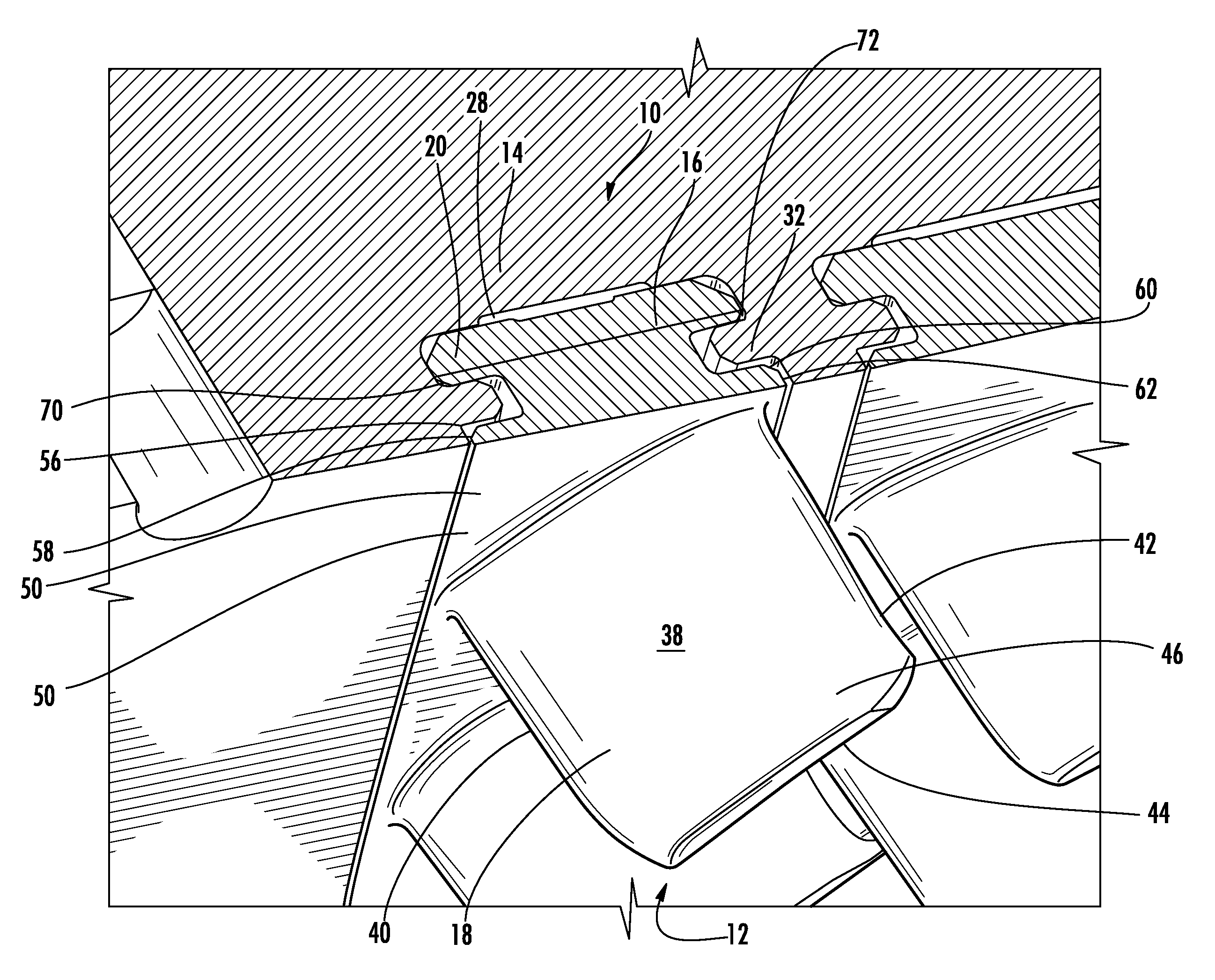 Turbine Vane Securing Mechanism