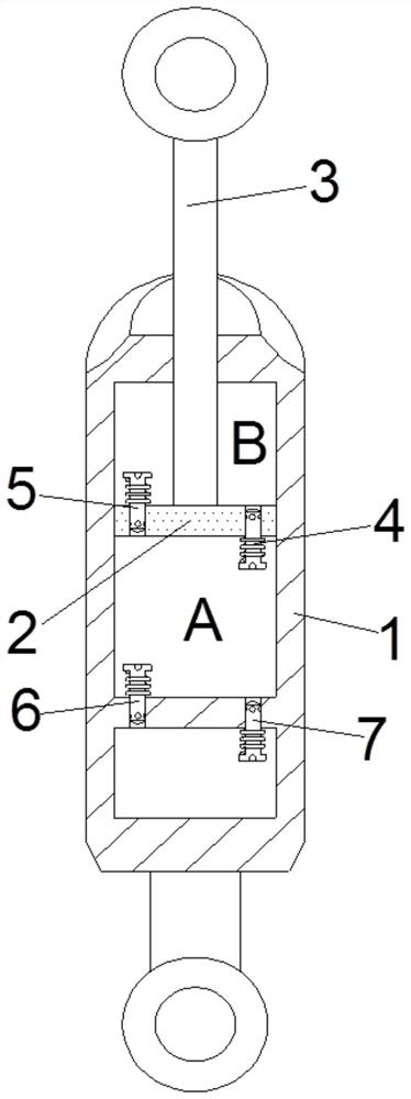 Barrel type hydraulic shock absorber of automobile