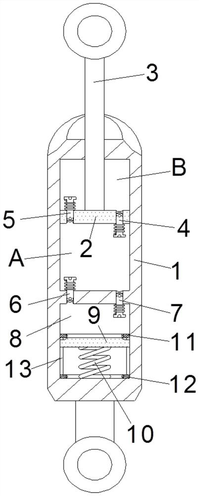 Barrel type hydraulic shock absorber of automobile