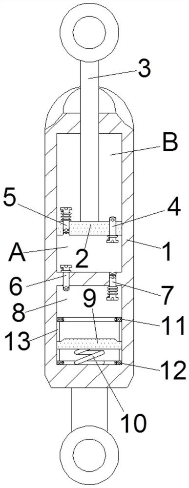 Barrel type hydraulic shock absorber of automobile