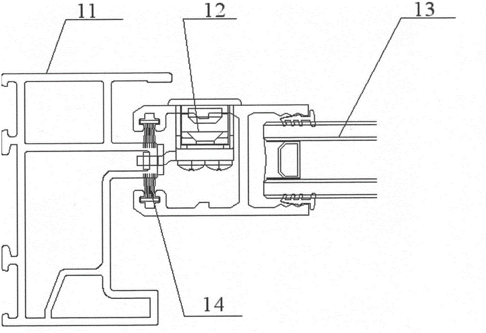 Structure of push-and-pull fan made of composite material