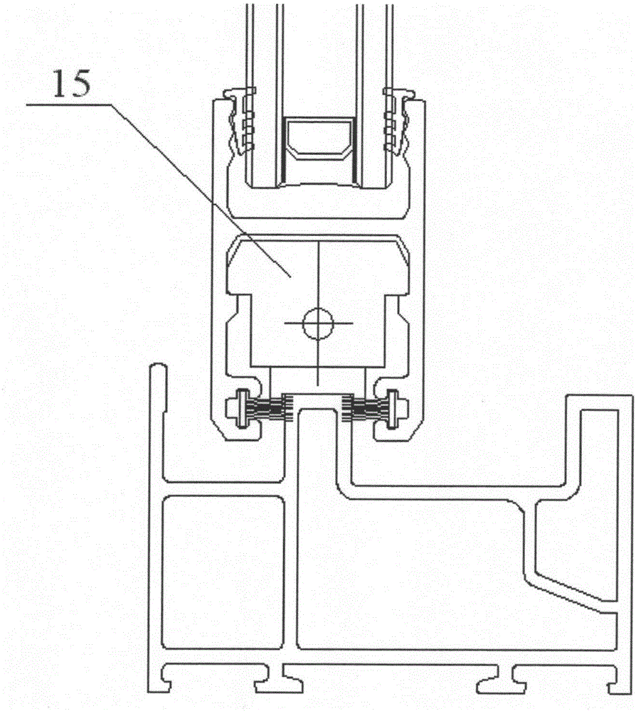 Structure of push-and-pull fan made of composite material