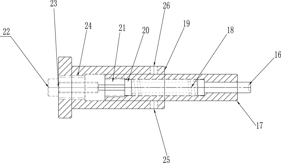 Servo motor driven type in-die variable-speed tapping machine with screw tap detection device