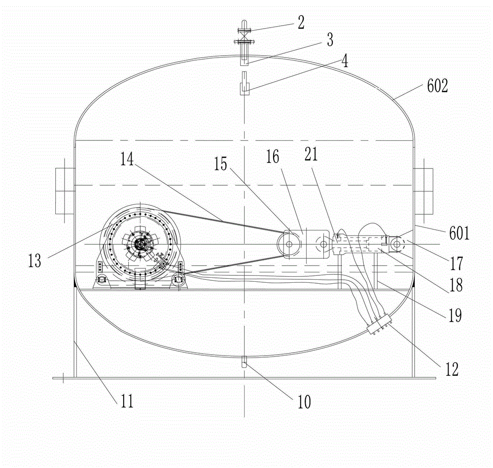 Water tightness test device