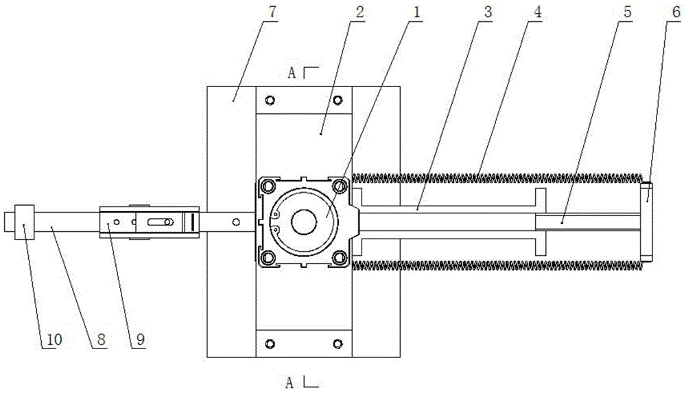 Parallel flow evaporator partition plate assembling and riveting tool and using method