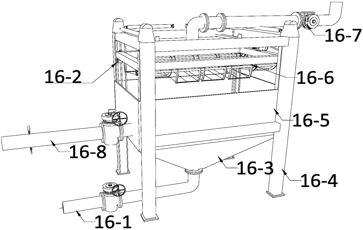 Device for low-cost integrated treatment of high-concentration organic wastewater