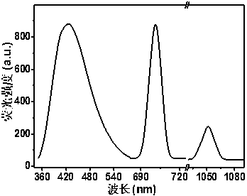 Preparation of fluorogold nano-clusters and application of fluorogold nano-clusters to tetracycline and copper fluorescent probes