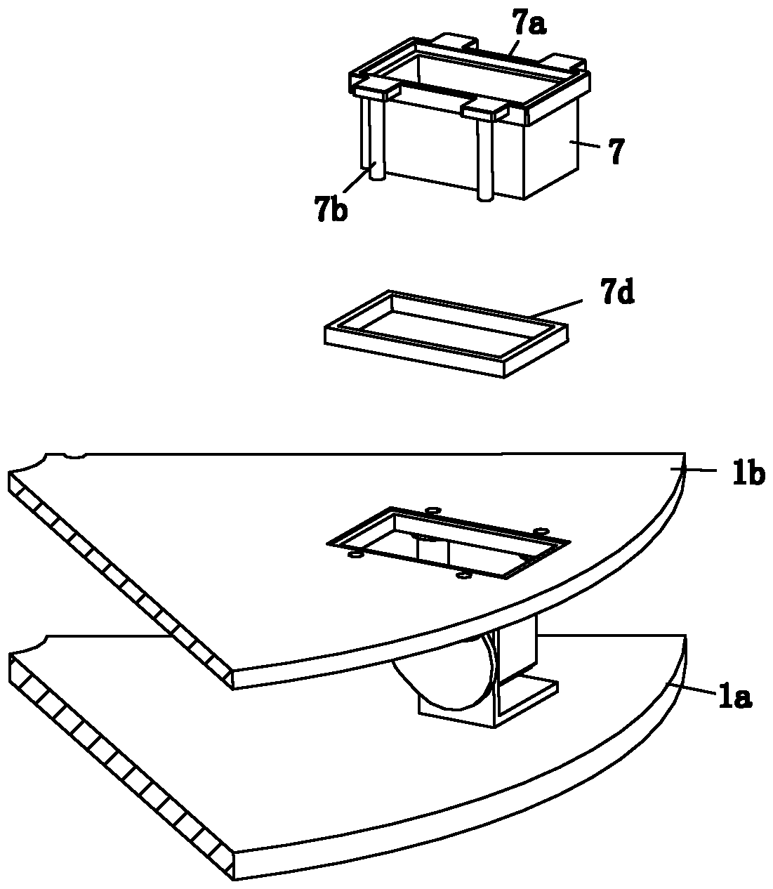 Feeding equipment of brick tea semi-automatic production device