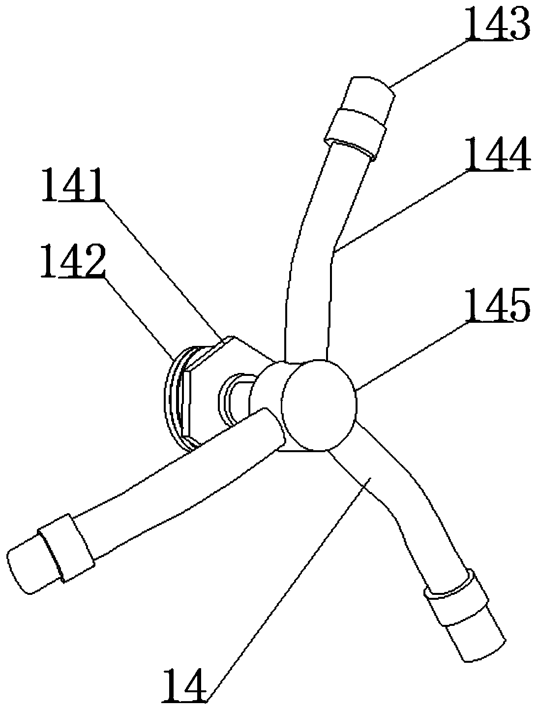 Novel irrigation system for greenhouses