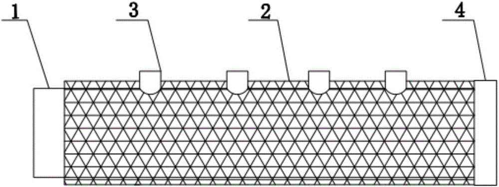 Multifunctional water collection pipeline for saline and alkaline land