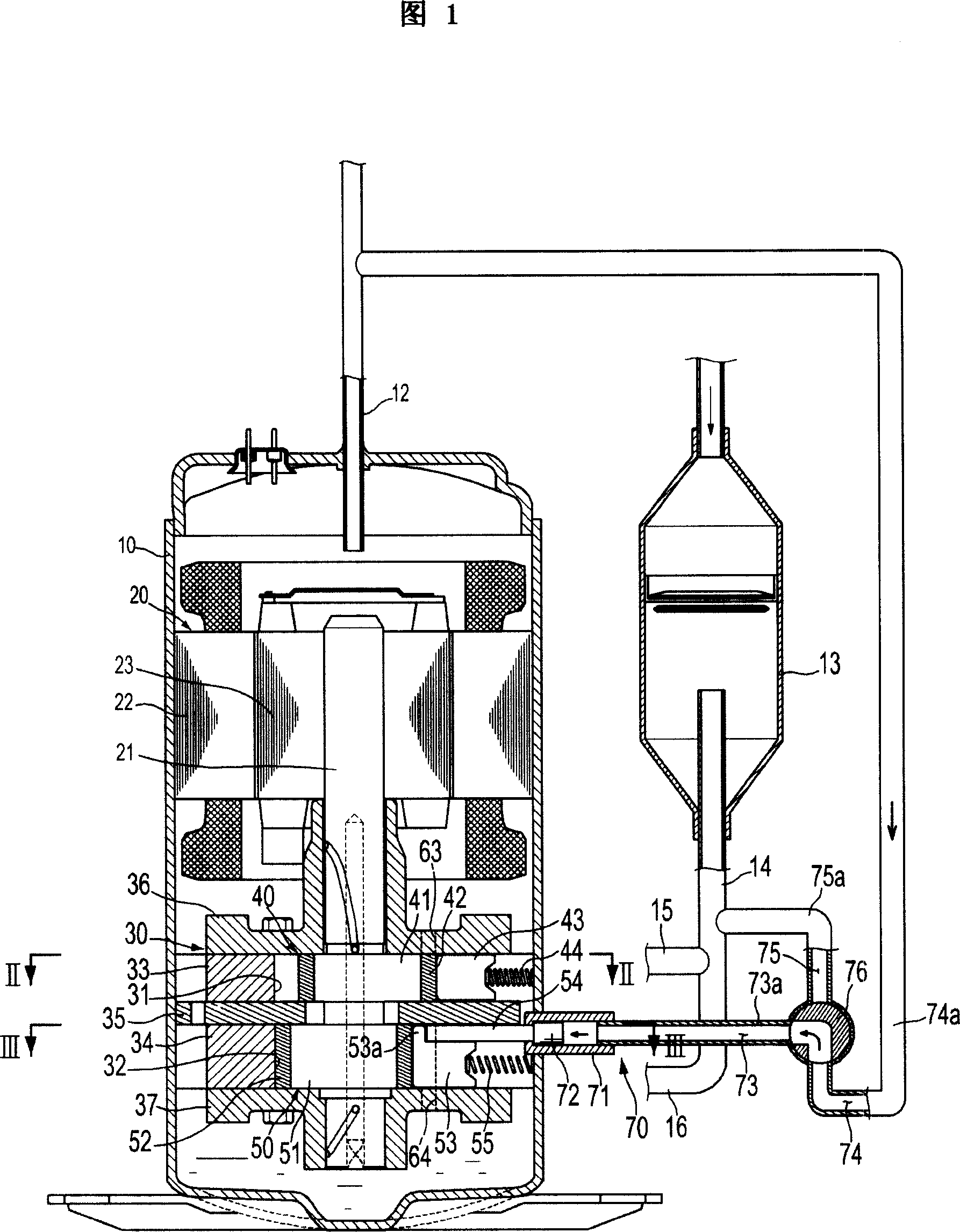 Variable capacity rotary compressor