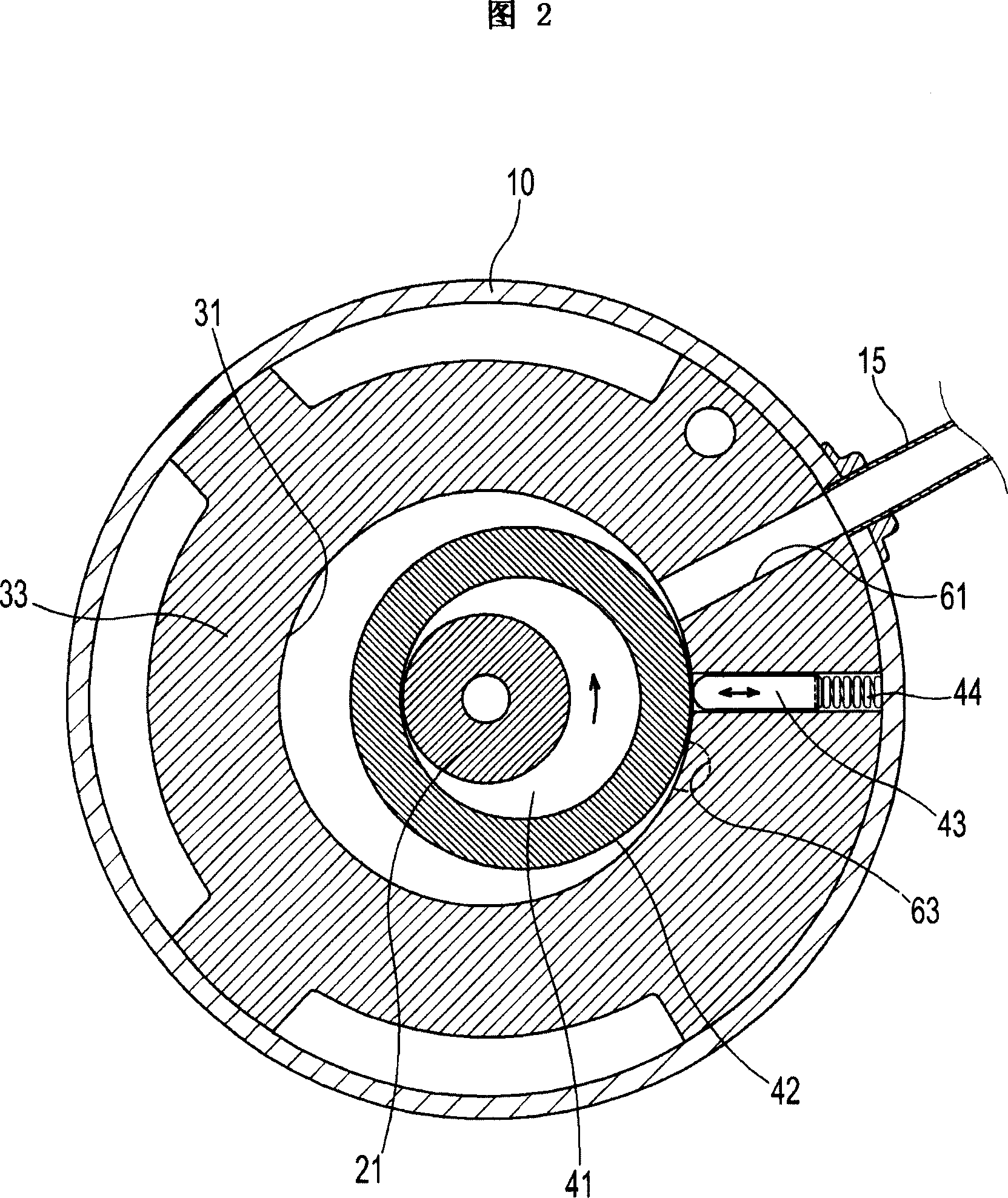 Variable capacity rotary compressor