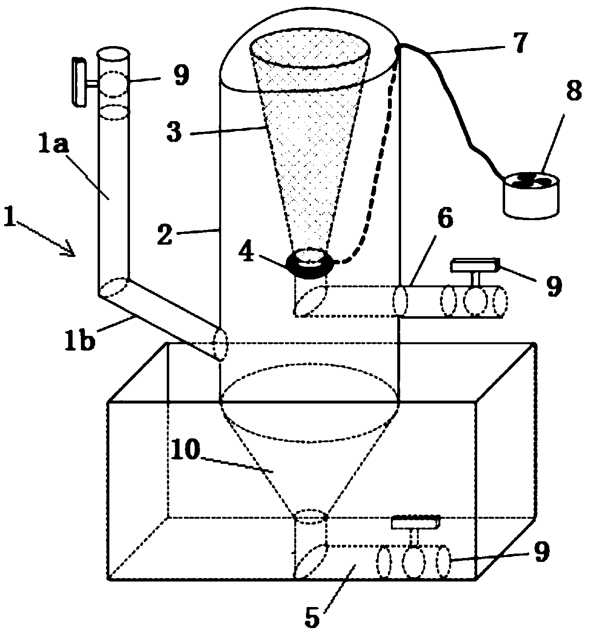 Filter device coupled with air float function