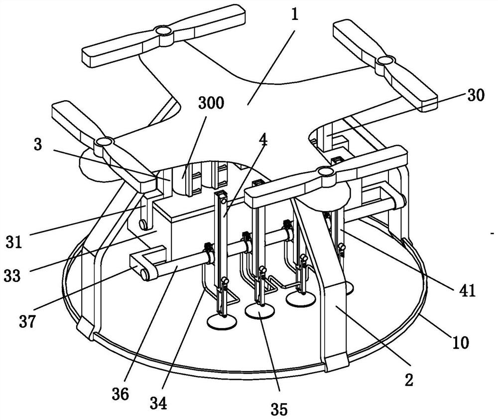 Unmanned aerial vehicle operation pesticide spraying device for crop diseases and insect pests