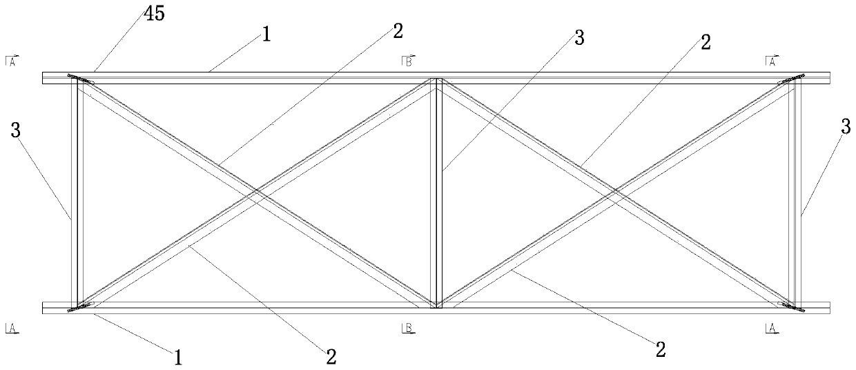 Cable bent tower box type steel anchor beam and construction method