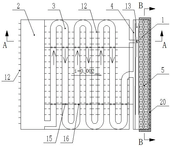 Invisible humidifier of floor heating system