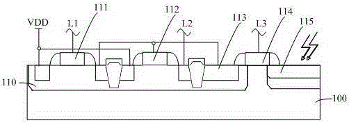 Back-illuminated image sensor with three-dimensional transistor structure and forming method thereof